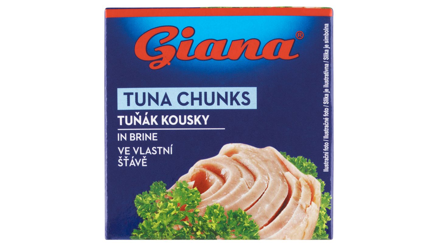 Giana Tuňák kousky ve vlastní šťávě 80g
