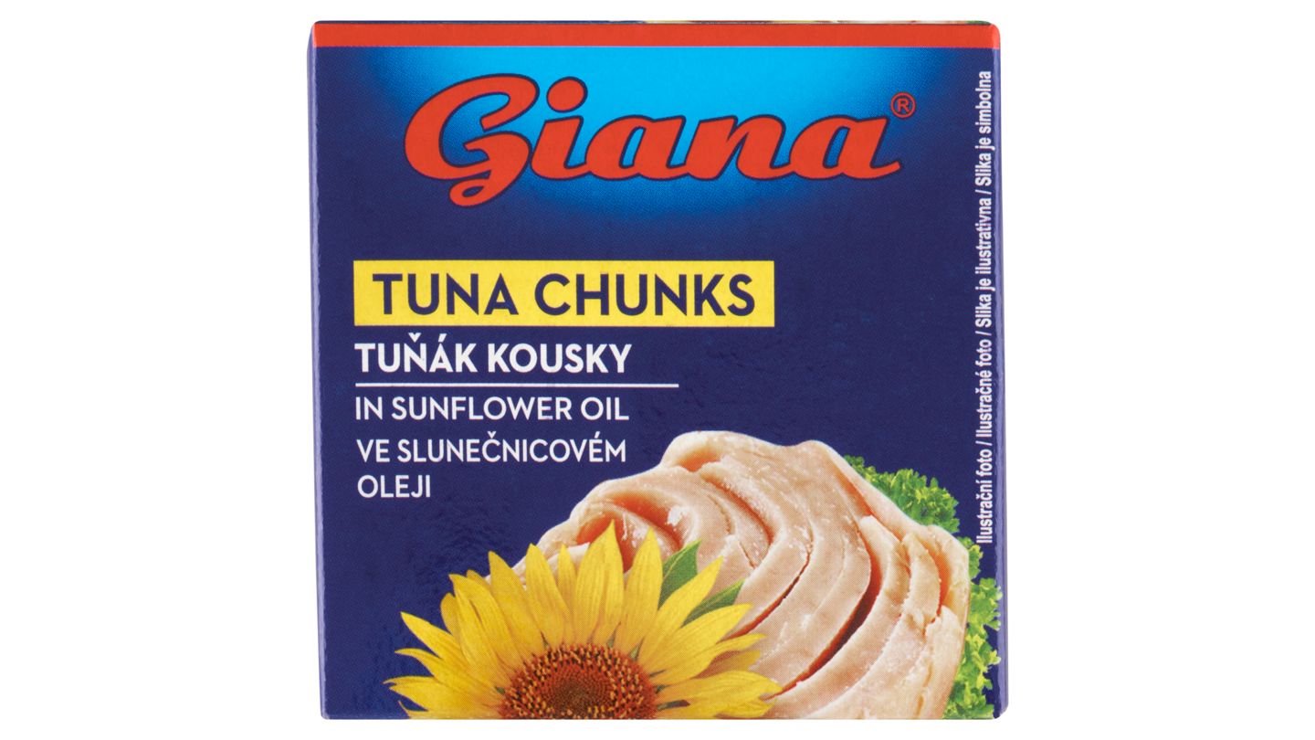 Giana Tuňák kousky ve slunečnicovém oleji 80g