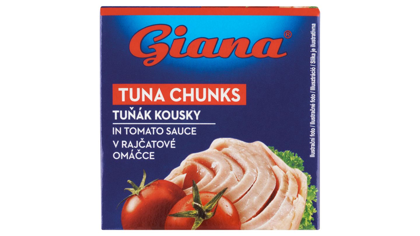 Giana Tuňák kousky v rajčatové omáčce 80g