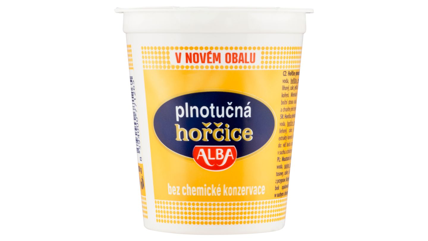 Alba Plnotučná hořčice 200g
