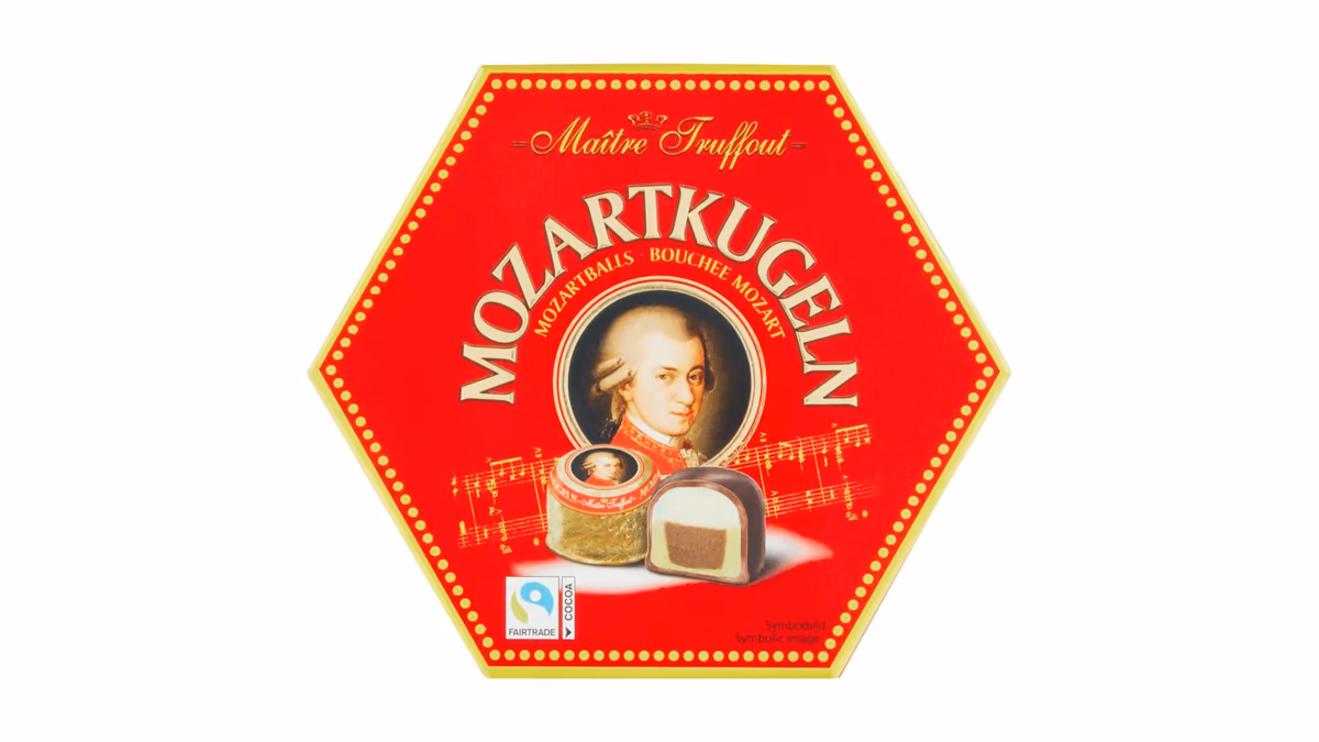 Maître Truffout Mozartkugeln pralinky plněné marcipánem 300g