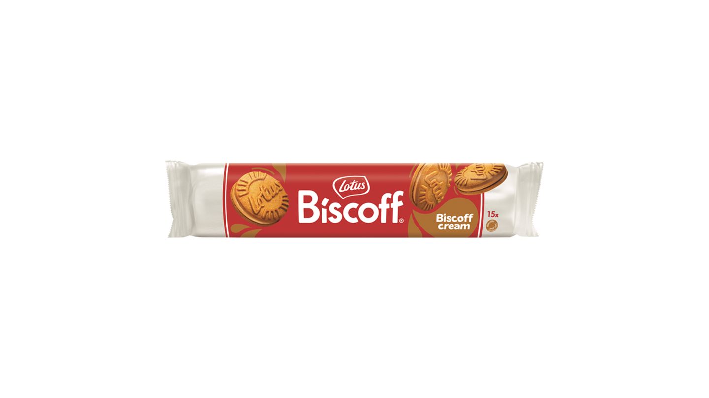Lotus Biscoff Karamelizované sušenky spojené krémovou náplní z karamelizovaných sušenek 150g