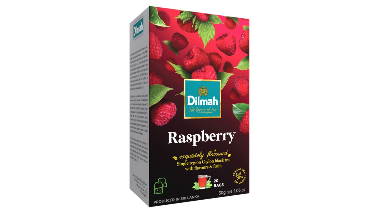 Dilmah Raspberry černý čaj 20 x 1,5g