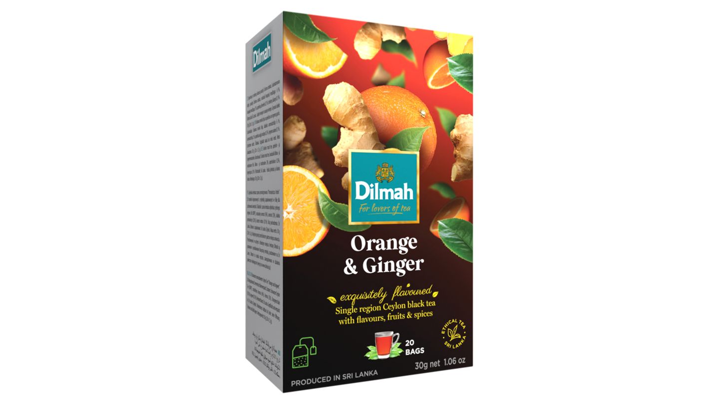 Dilmah Orange & Ginger černý čaj 20 x 1,5g