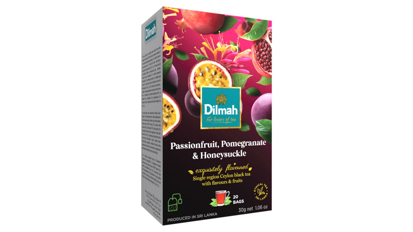 Dilmah Passion Fruit Pomegranate & Honeysuckle černý čaj 20 x 1,5g
