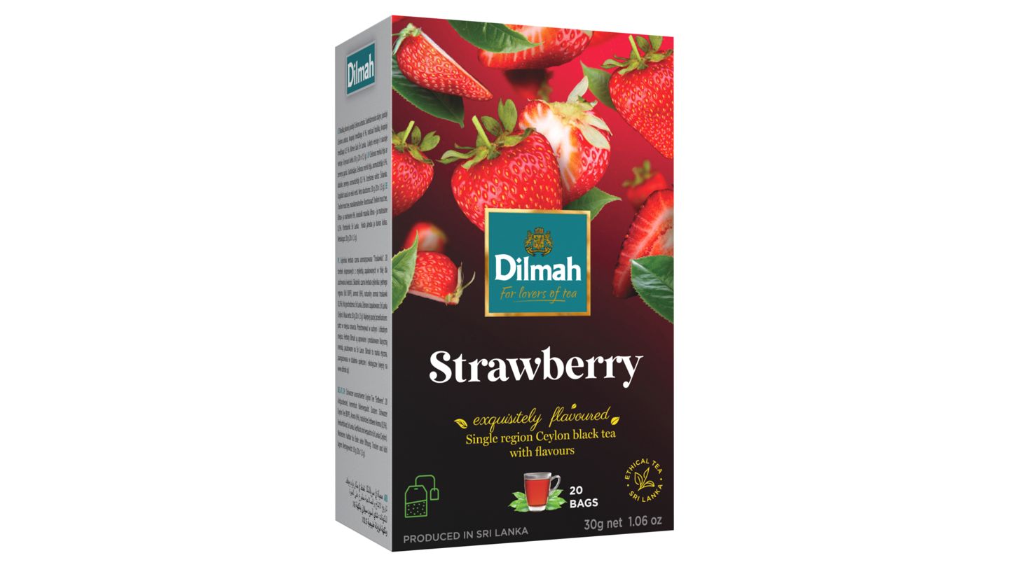 Dilmah Strawberry černý čaj 20 x 1,5g