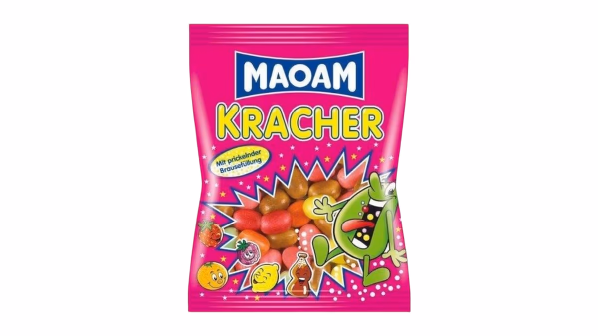 Haribo žvýkací bonbony se šumícím práškem v náplni s příchutí coly, 200 g