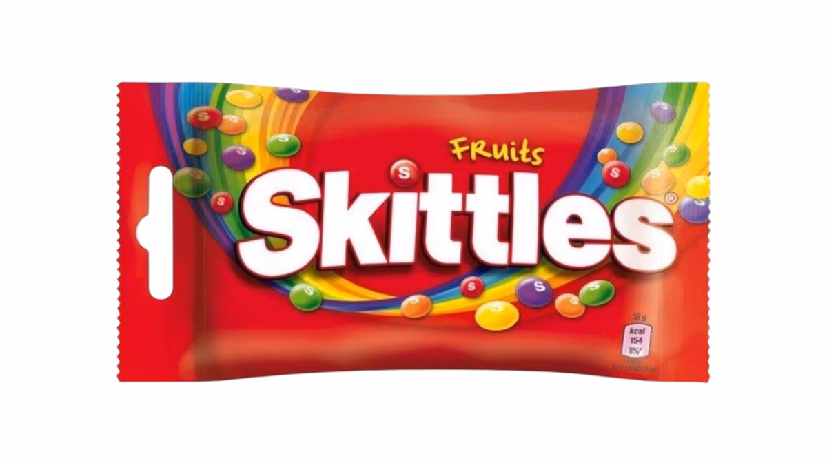Skittles bonbóny žvýkací ovocné, 38 g