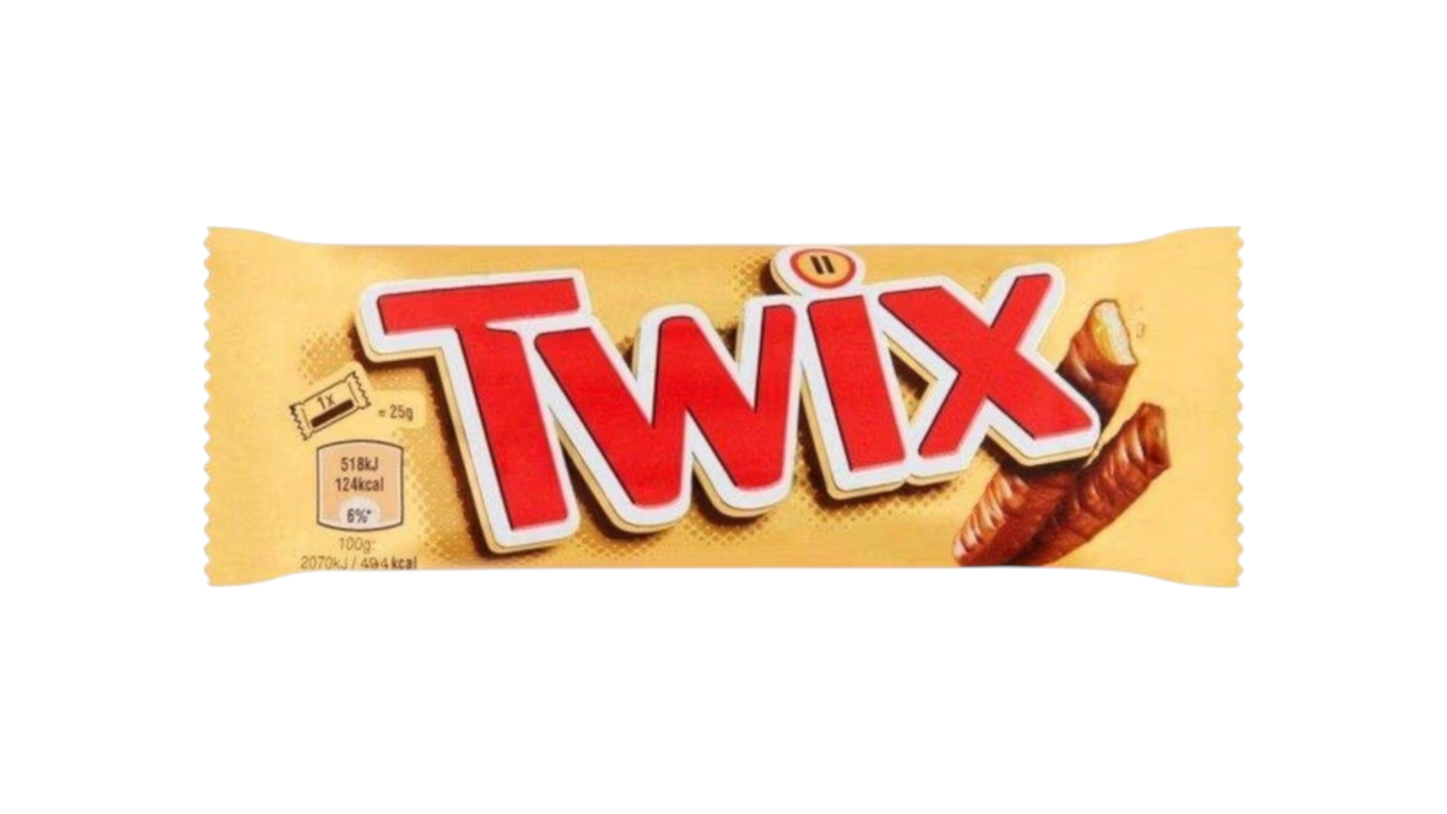 Twix Sušenka s karamelem máčená v mléčné čokoládě 2 x 25g