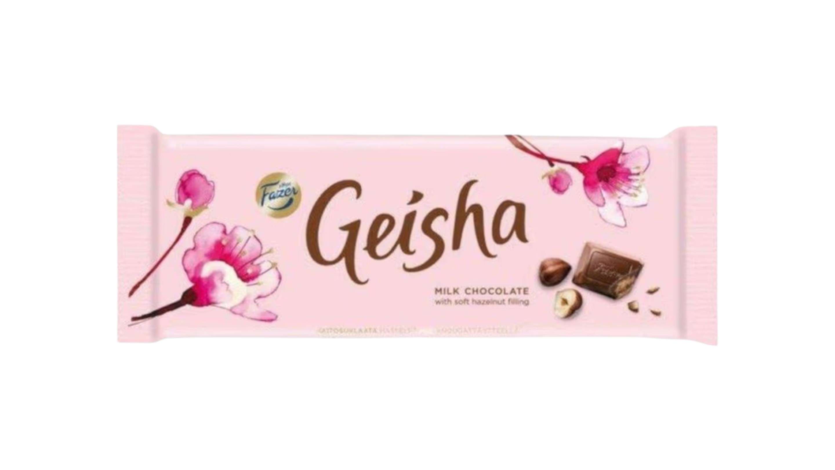 Fazer Geisha Mléčná čokoláda s náplní z lískových oříšků a nugátu 100g