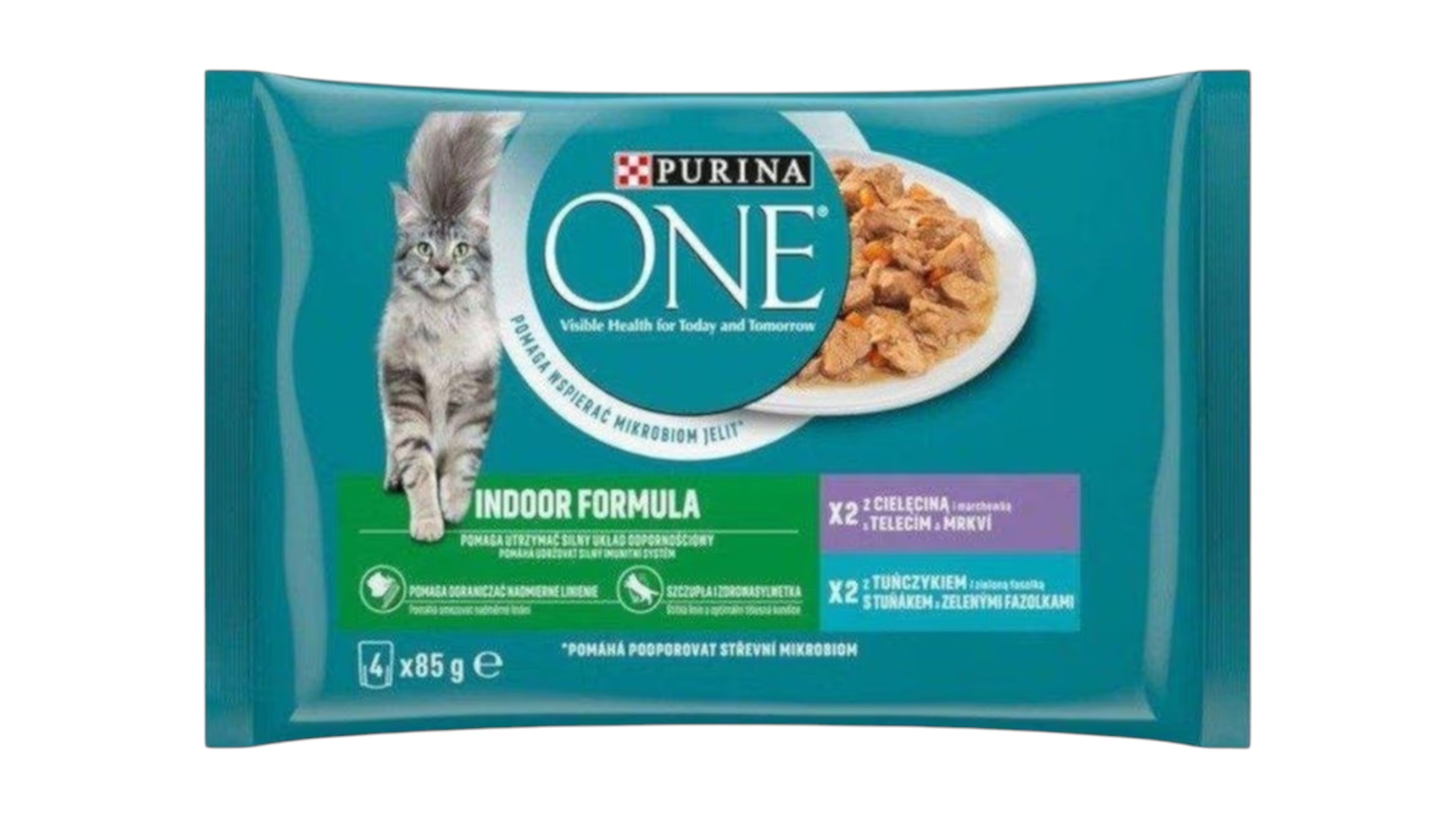 PURINA ONE INDOOR KAPSIČKA MIX 4X85G