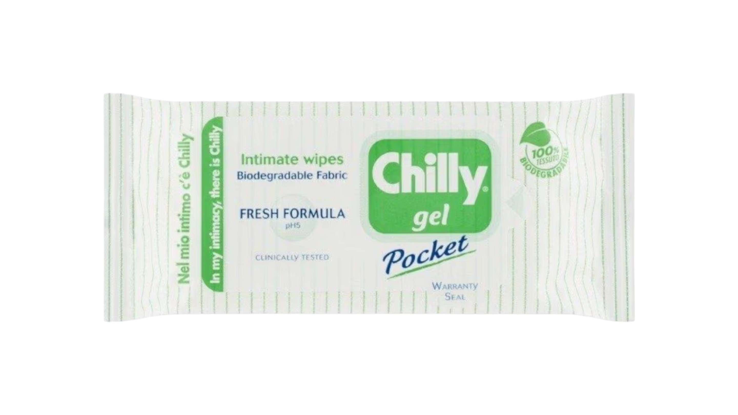 Chilly Pocket Gel intimní ubrousky 12 ks
