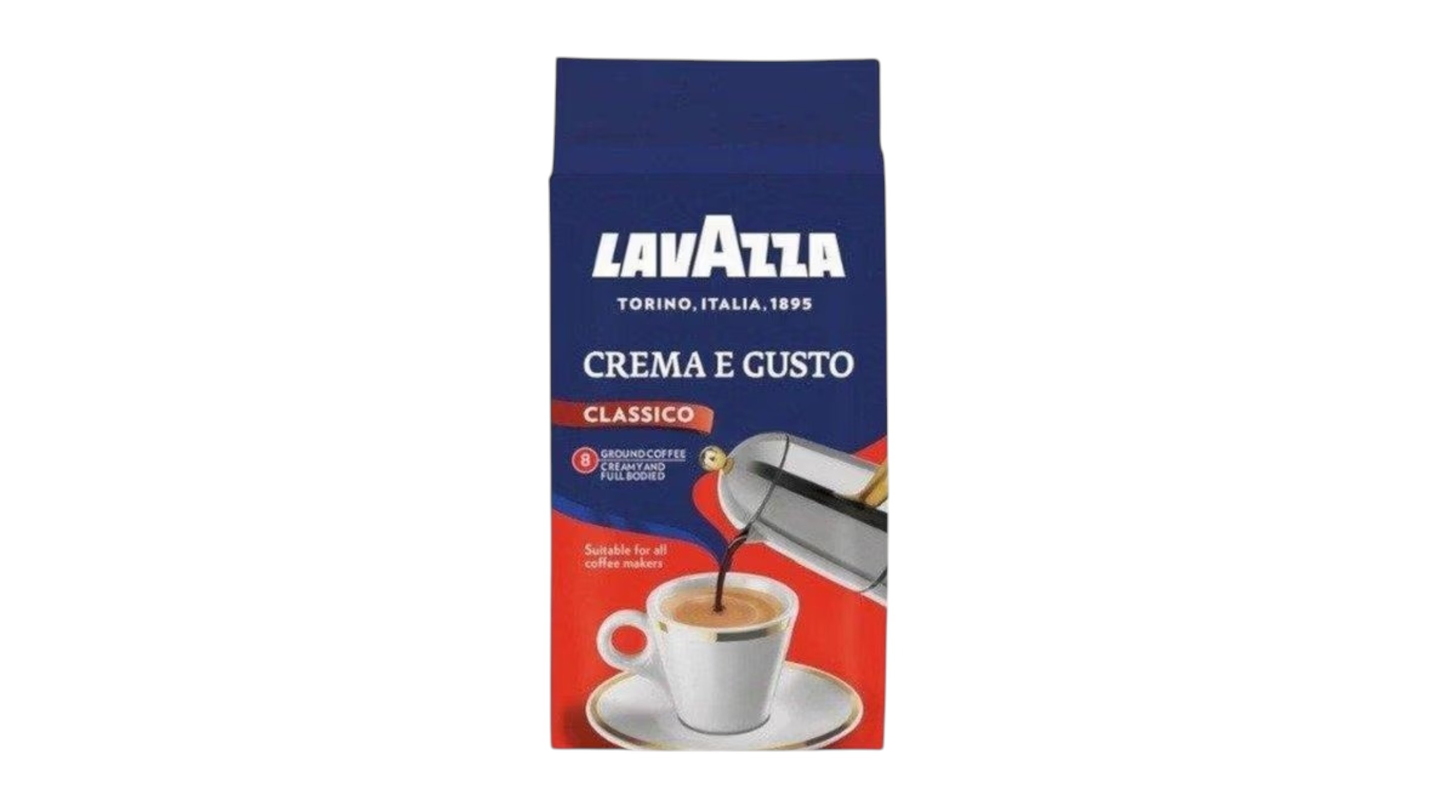 Lavazza Crema e Gusto pražená mletá káva, 250g