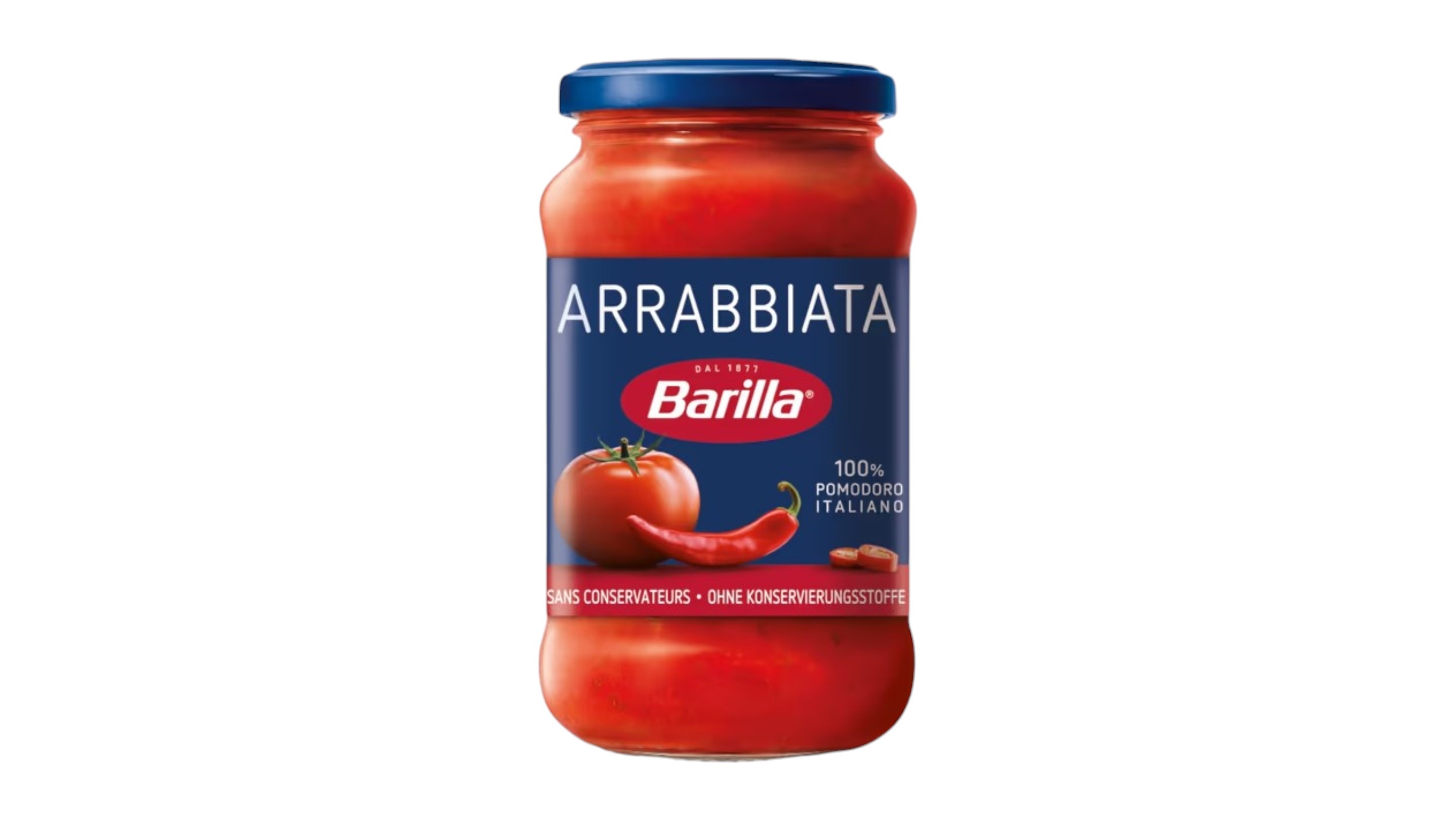Barilla Arrabbiata rajčatová omáčka s chilli papričkami, 400 g
