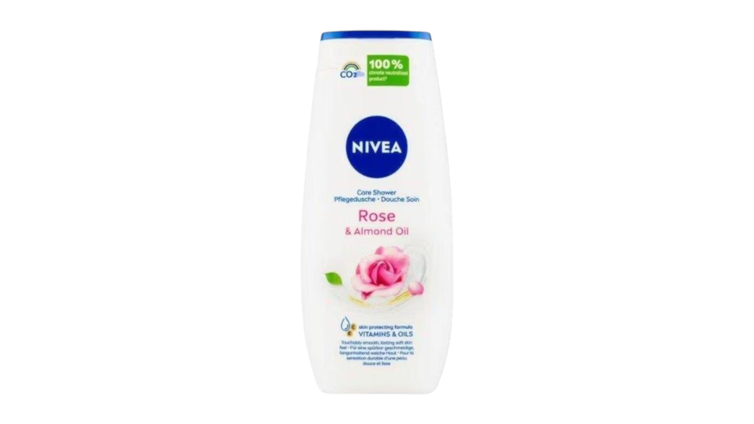 Nivea Rose & Almond Oil pečující sprchový gel, 250 ml