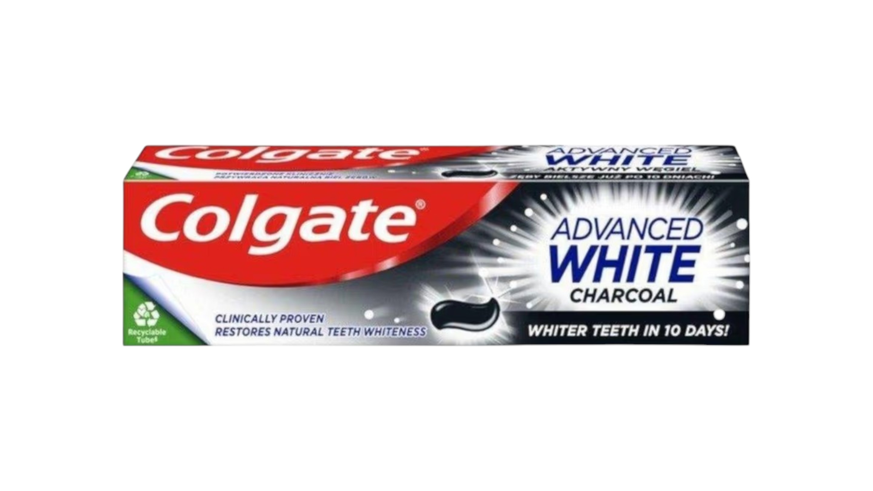 Colgate Advanced White Charcoal bělicí zubní pasta 75ml