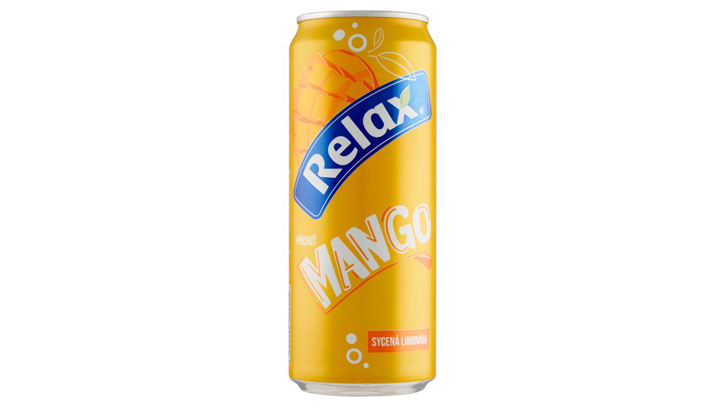 Relax Sycená limonáda příchuť mango 330ml