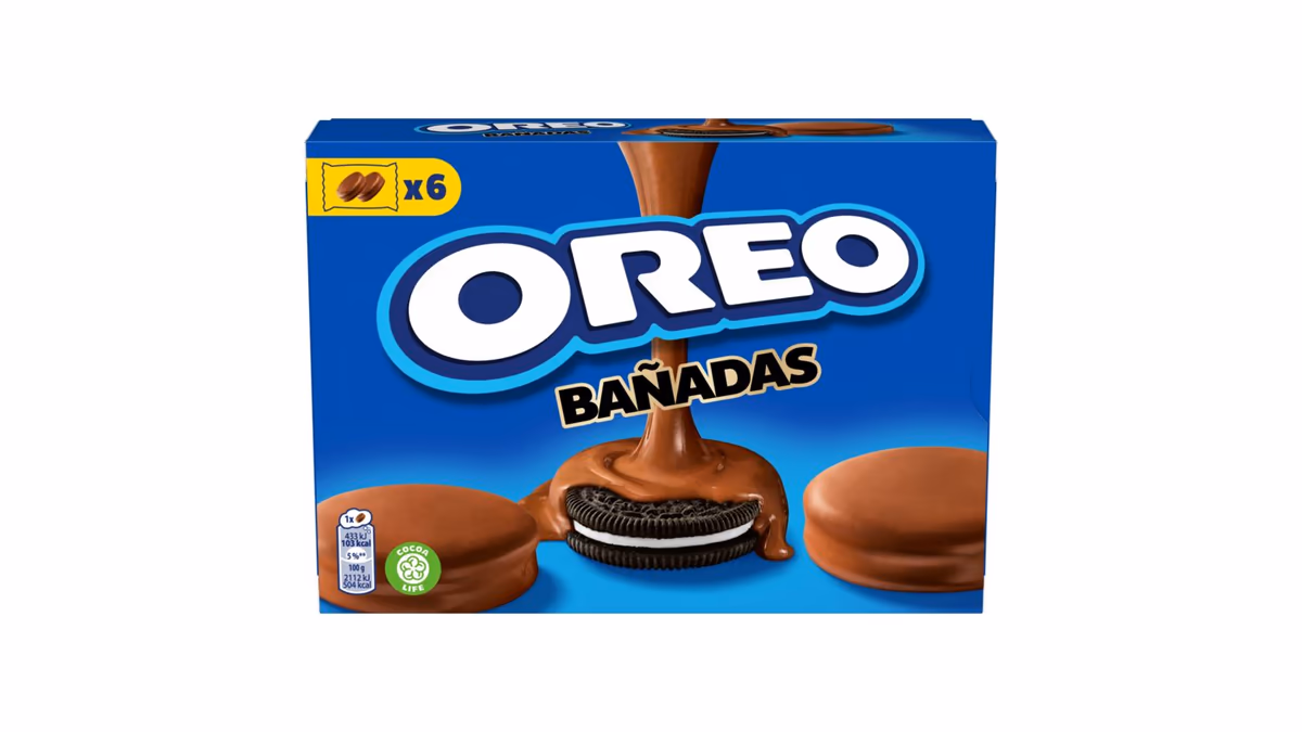 Oreo sušenky s vanilkovou náplní, kakaová poleva 246g