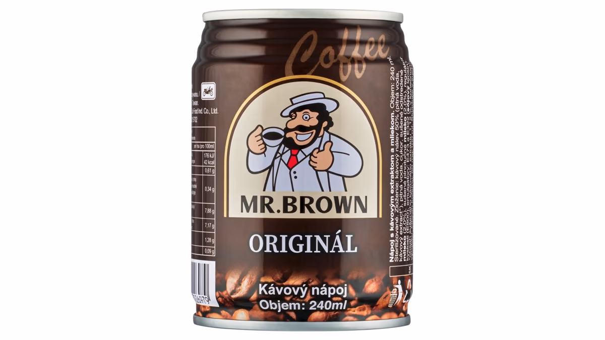 Mr. Brown Nápoj s mlékem a kávovým nálevem 240ml
