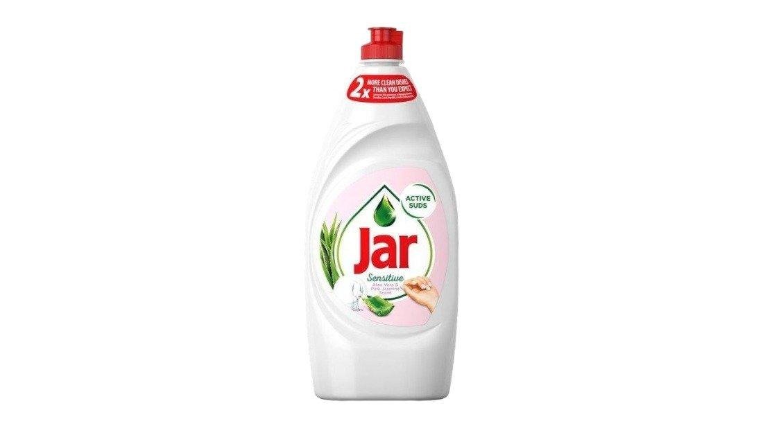Jar Sensitive Aloe Vera & Pink Jasmine tekutý prostředek na mytí nádobí, 900 ml