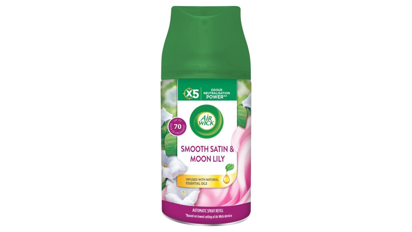 Air Wick Freshmatic Náplň do osvěžovače vzduchu jemný satén a měsíční lilie 250ml