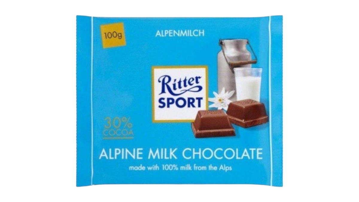 Ritter Sport Mléčná čokoláda 100g