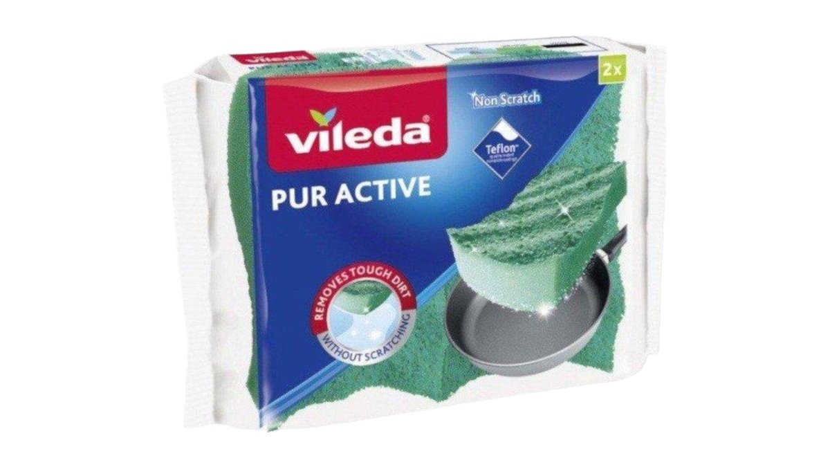 Vileda PUR active houbička střední, 2 ks