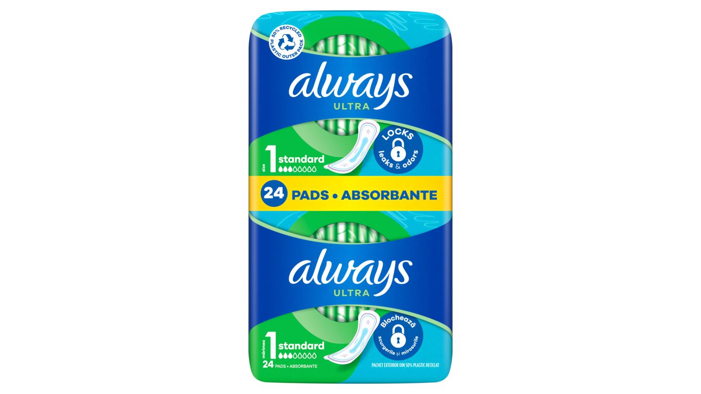 Always Ultra Den Hygienické Vložky Normal (Velikost 1)  24 ks[NT{wings1}] 24 Pads