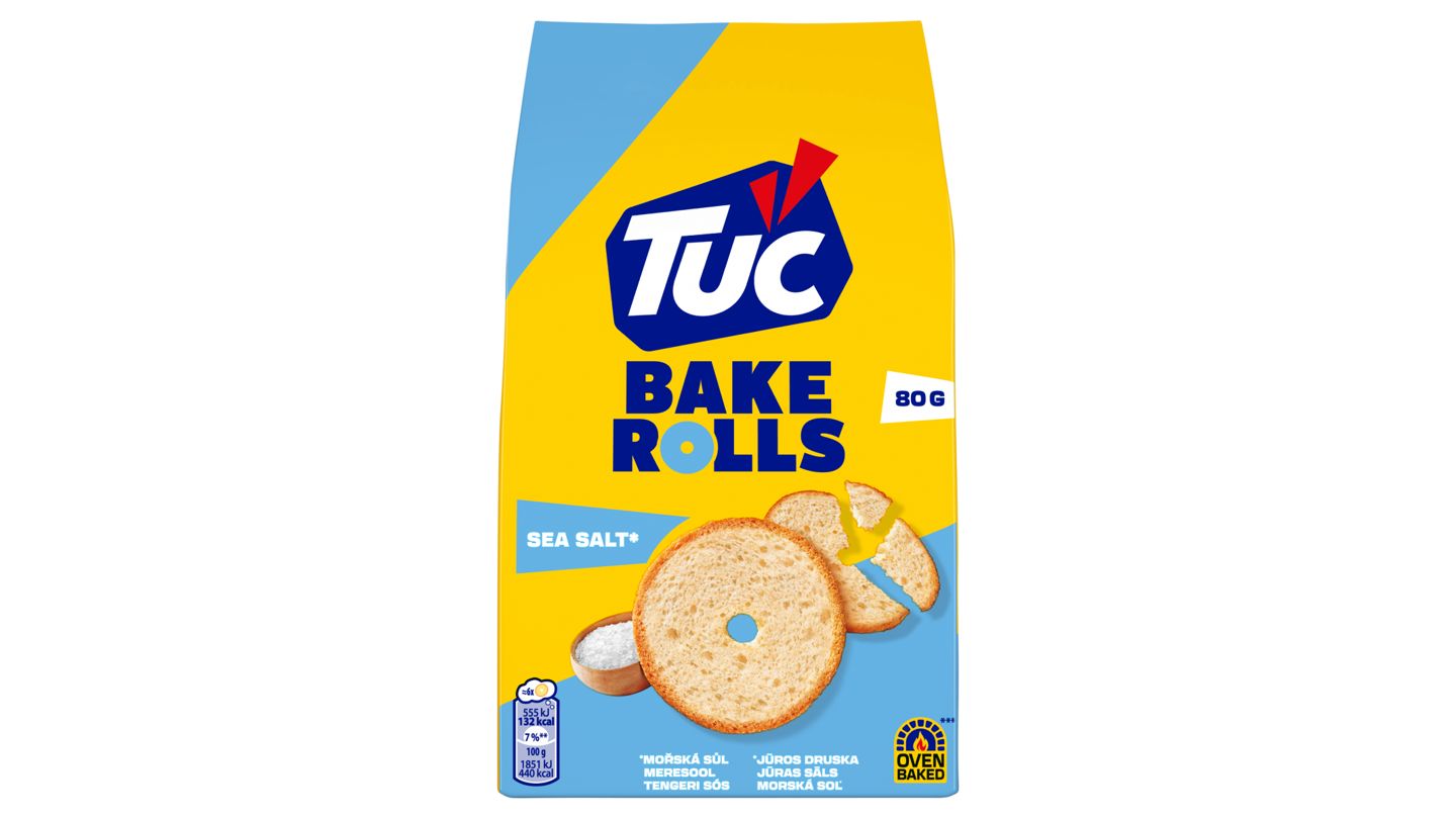 Tuc Bake Rolls sůl, 80 g