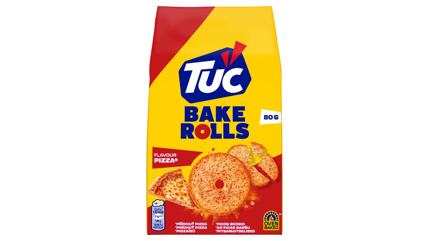 Tuc Bake Rolls příchuť pizza 80g