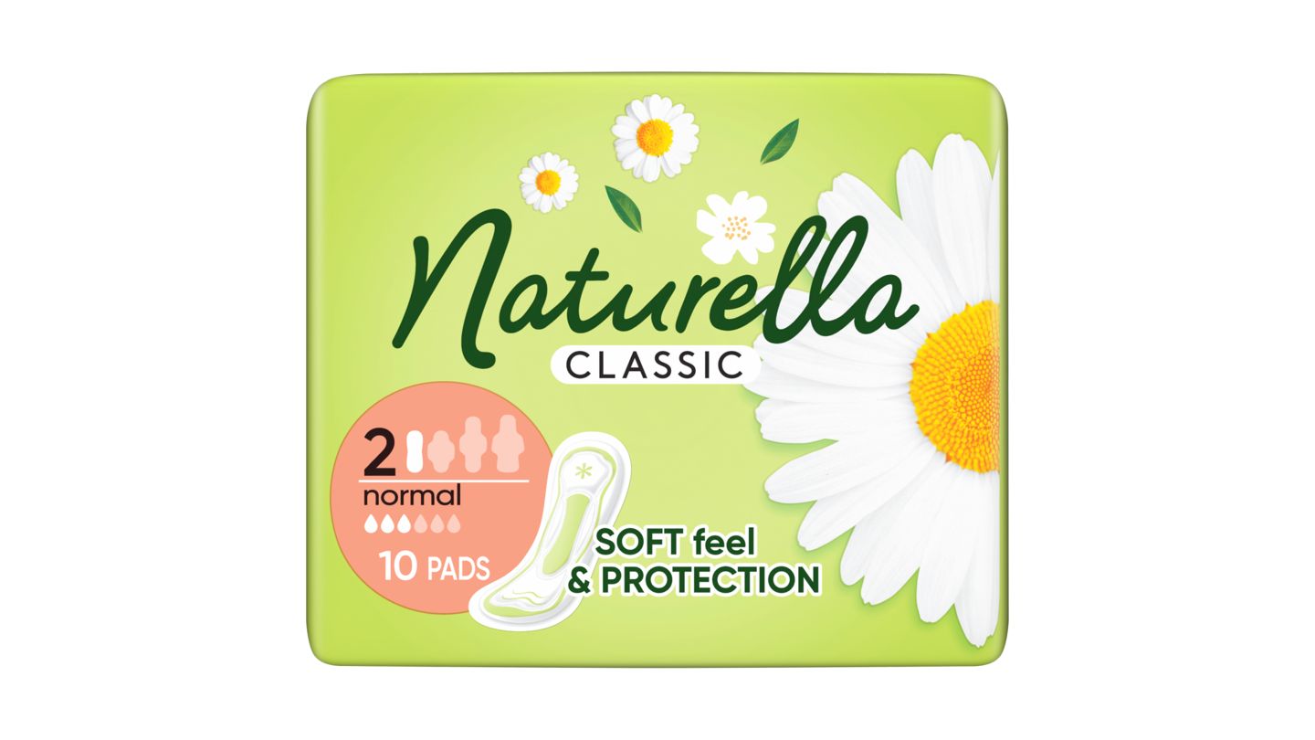 Naturella Classic Normal Plus Velikost 2 Vložky S Křidélky 10 ks