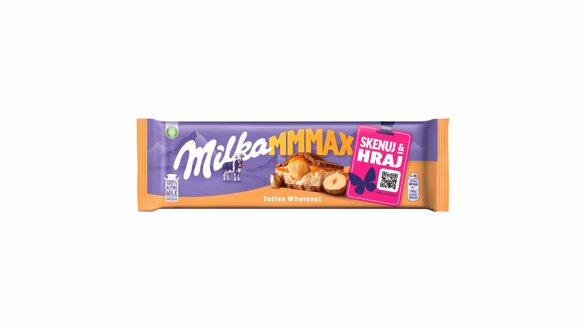 Milka Čokoláda Mmma Toffee Whole Nuts Mléčná S Oříšky A Karamelem 300g