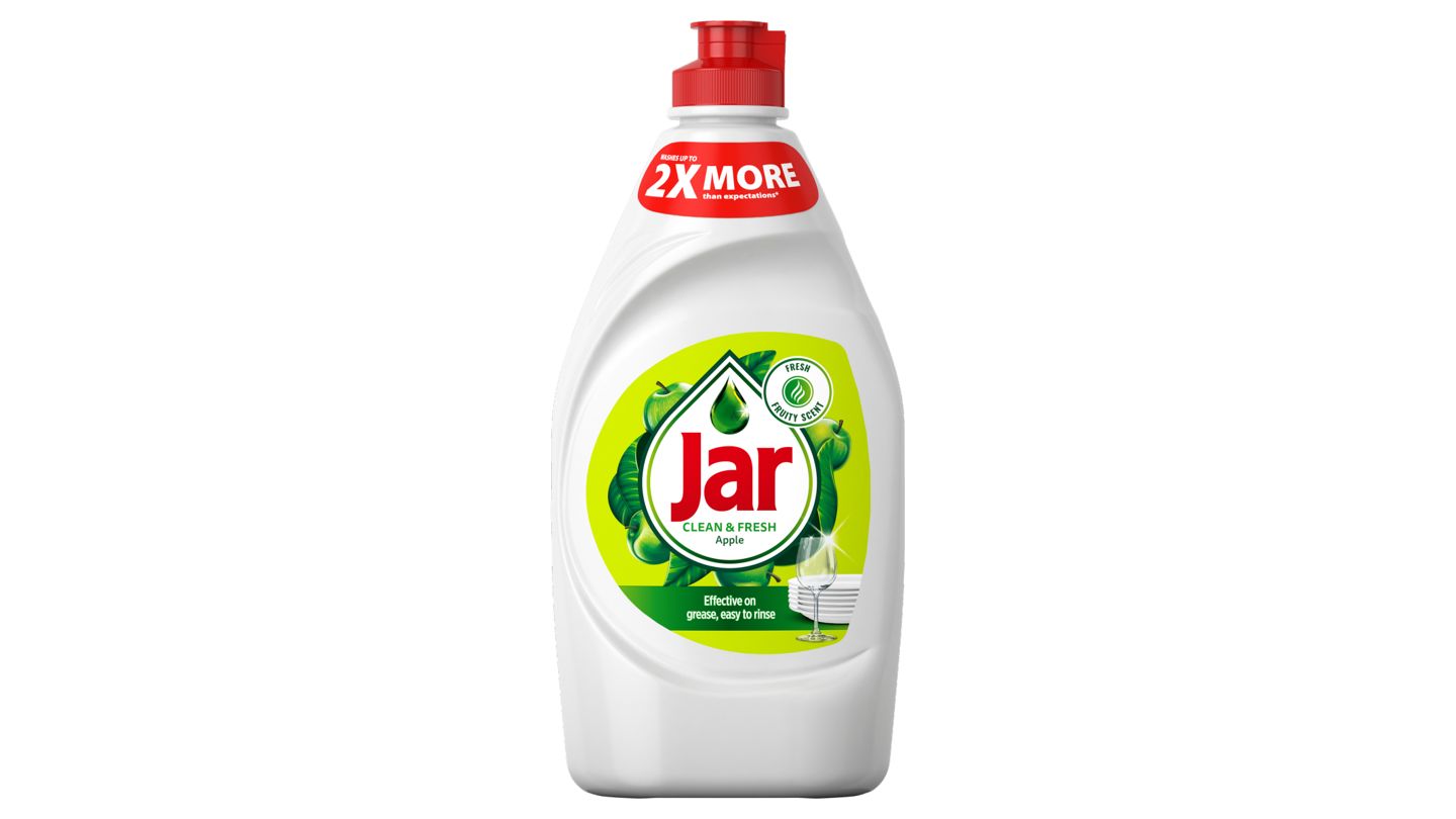 Jar Clean & Fresh Apple Na Nádobí, Složení Pro Zářivě Čisté Nádobí 450 ml