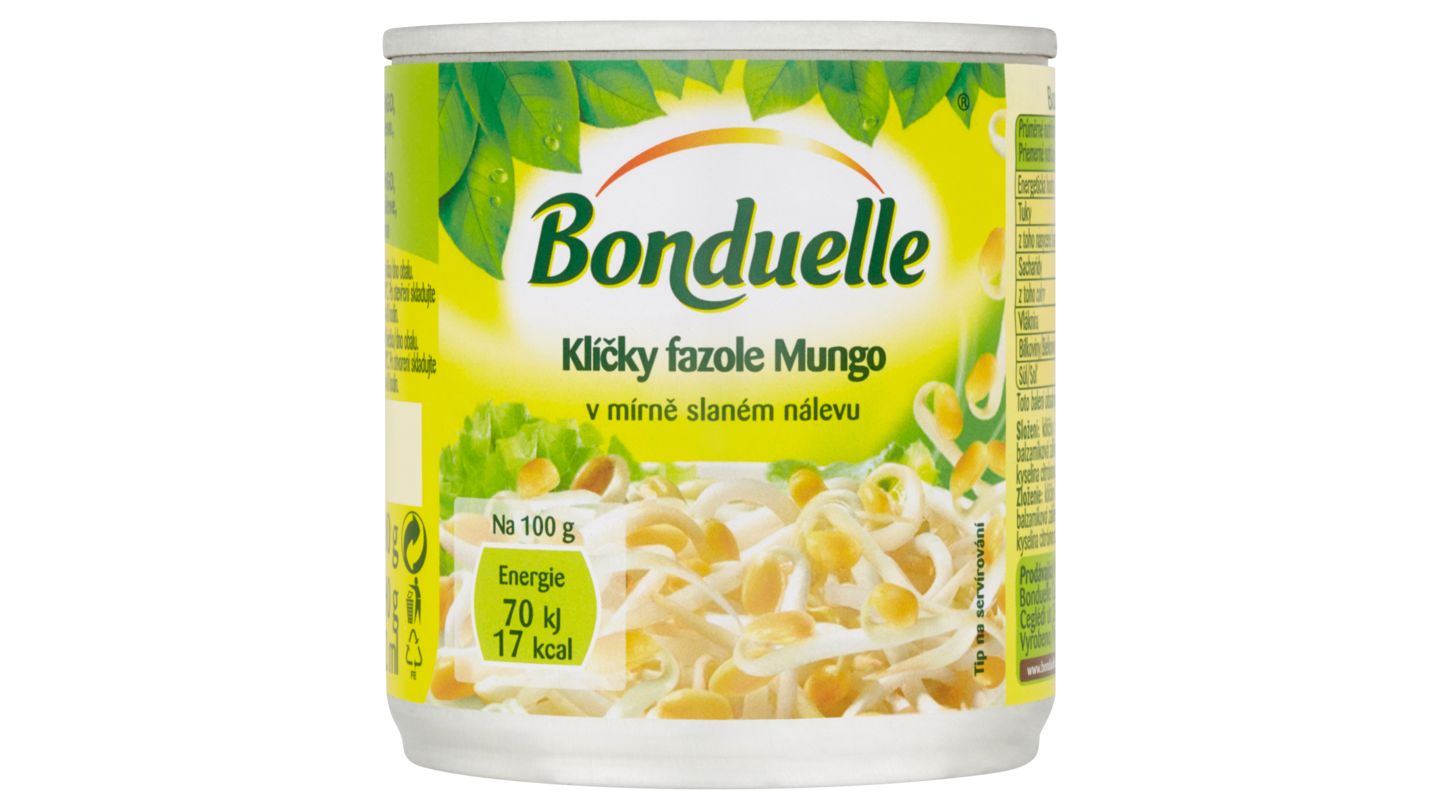Bonduelle Klíčky fazole mungo v mírně slaném nálevu 200g