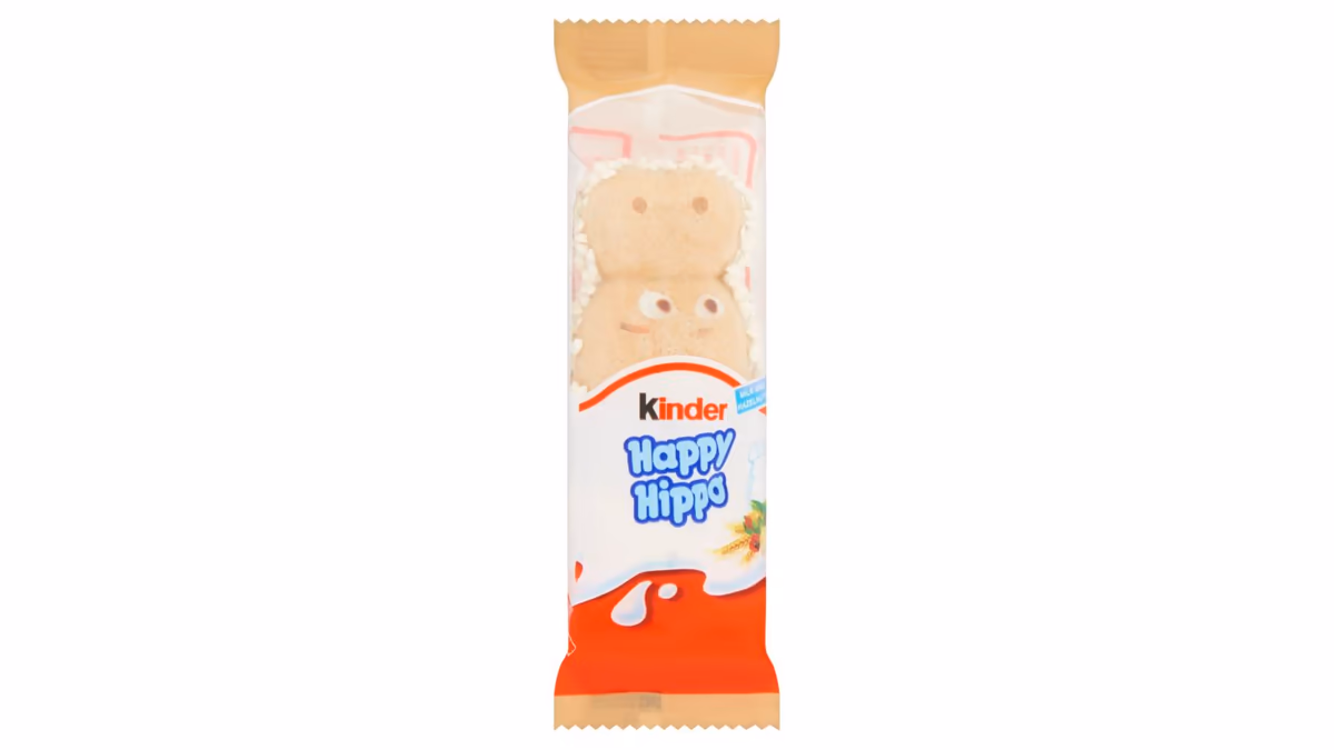 Kinder Happy Hippo Oplatka s mléčnou a lískooříškovou náplní 20,7g