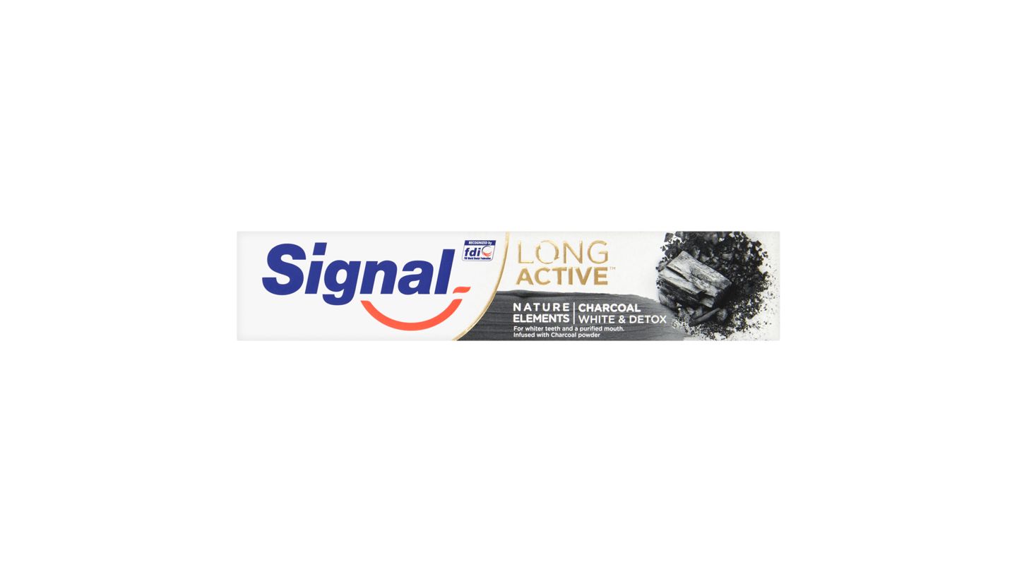 Signal Nature Elements zubní pasta s aktivním uhlím 75ml