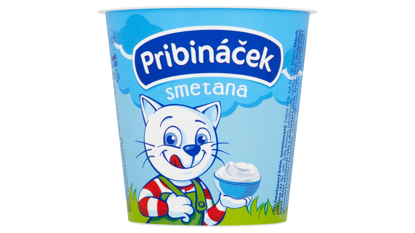 Pribináček Smetana 125g