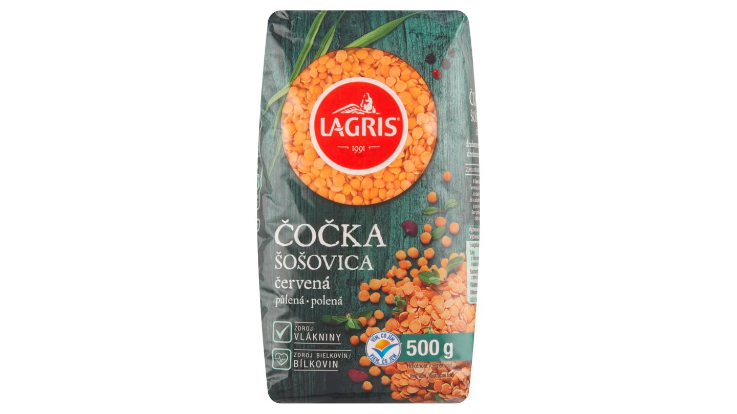 Lagris Čočka červená půlená 500g