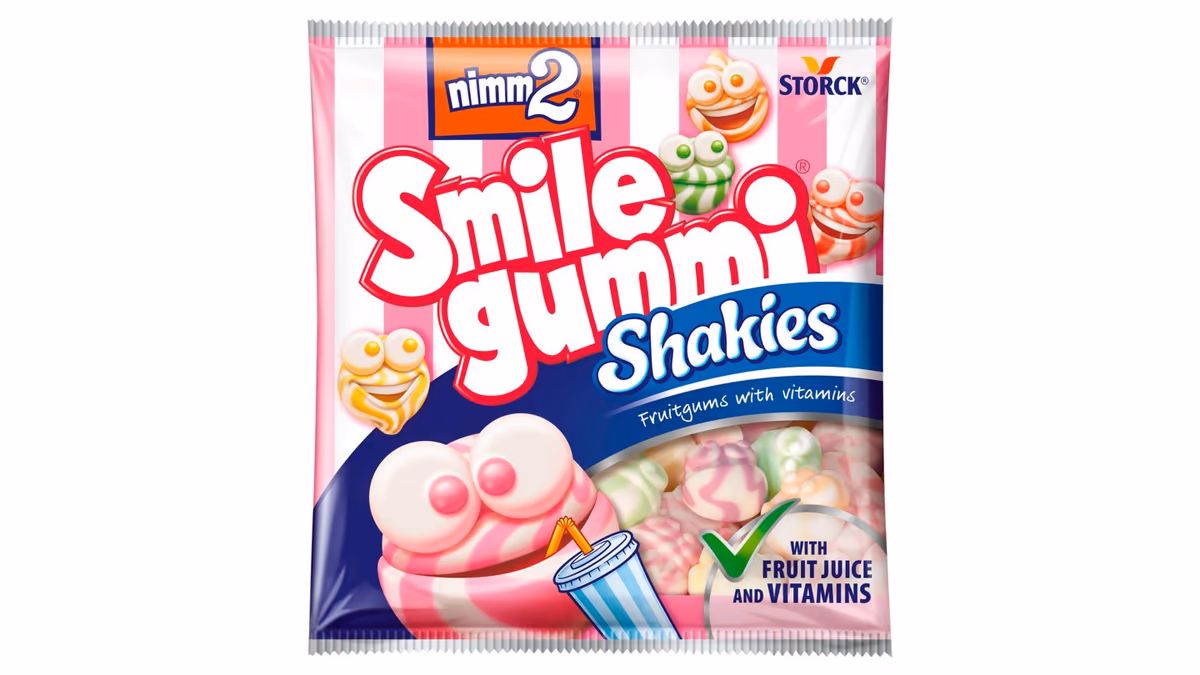 Nimm2 Smilegummi Shakies bonbóny 90g