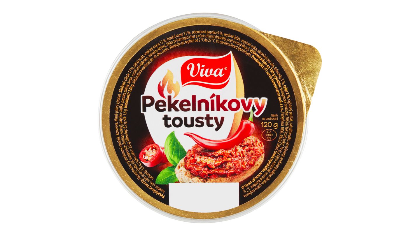 Viva Pekelníkovy tousty 120g