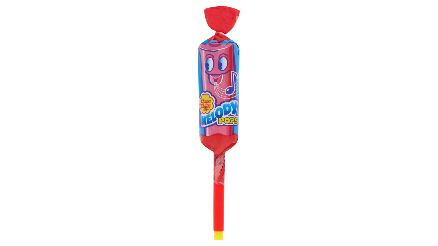 Chupa Chups Melody Pops Strawberry lízátko 15g