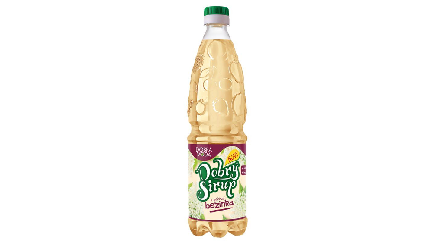Dobrá voda Dobrý sirup s příchutí bezinka 0,7l