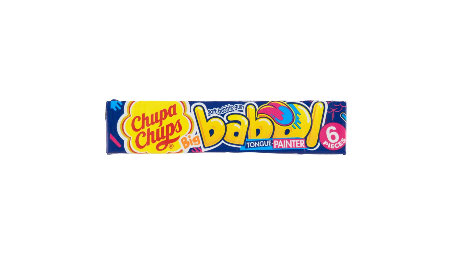 Chupa Chups Big Babol Tongue Painter žvýkačky, 27,6 g