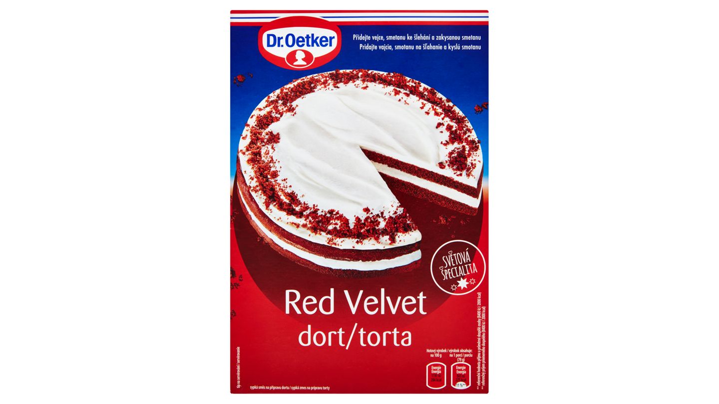 Dr. Oetker Red Velvet Dort 385g