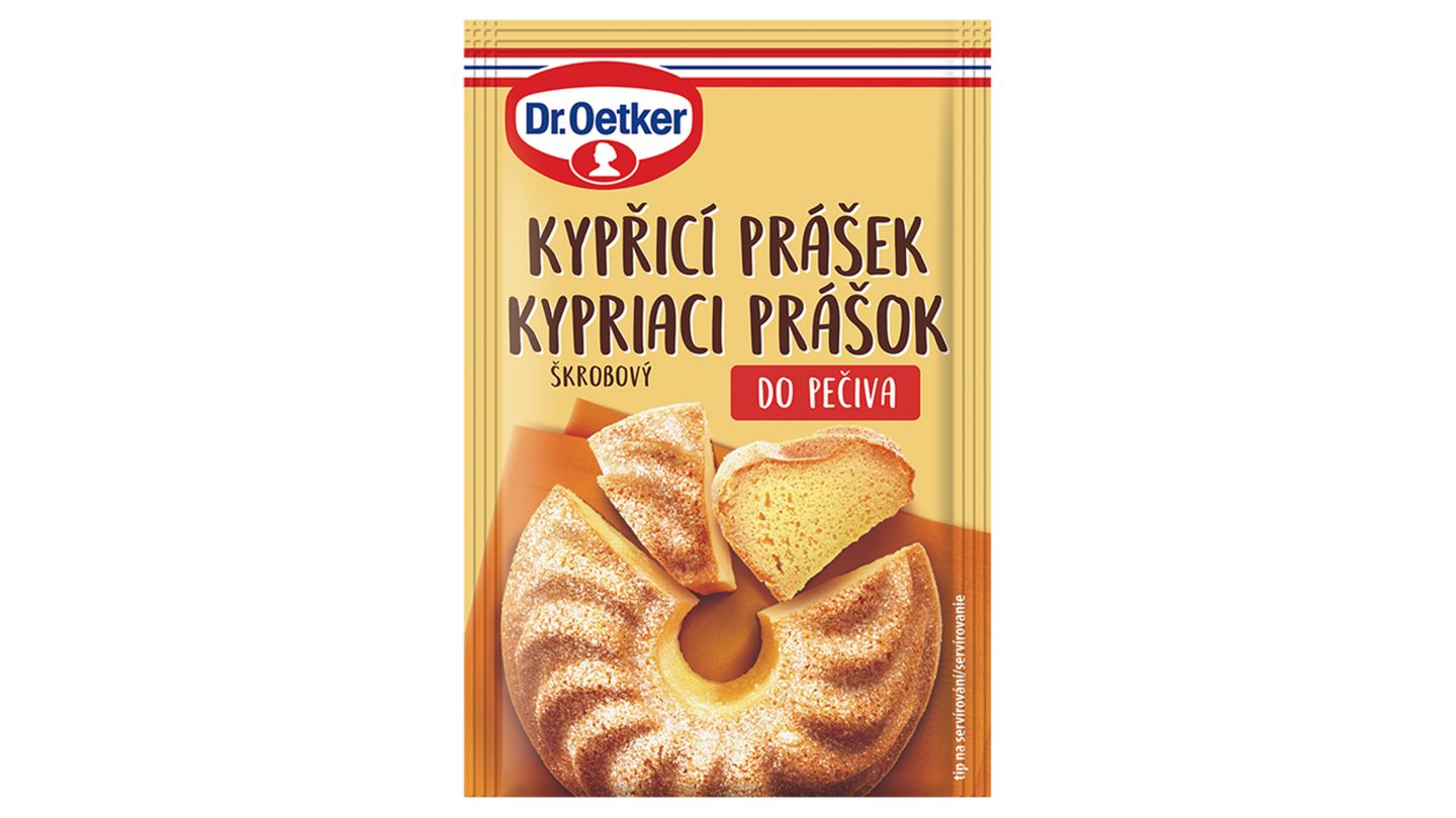 Dr. Oetker Originál Kypřicí prášek do pečiva škrobový 12g