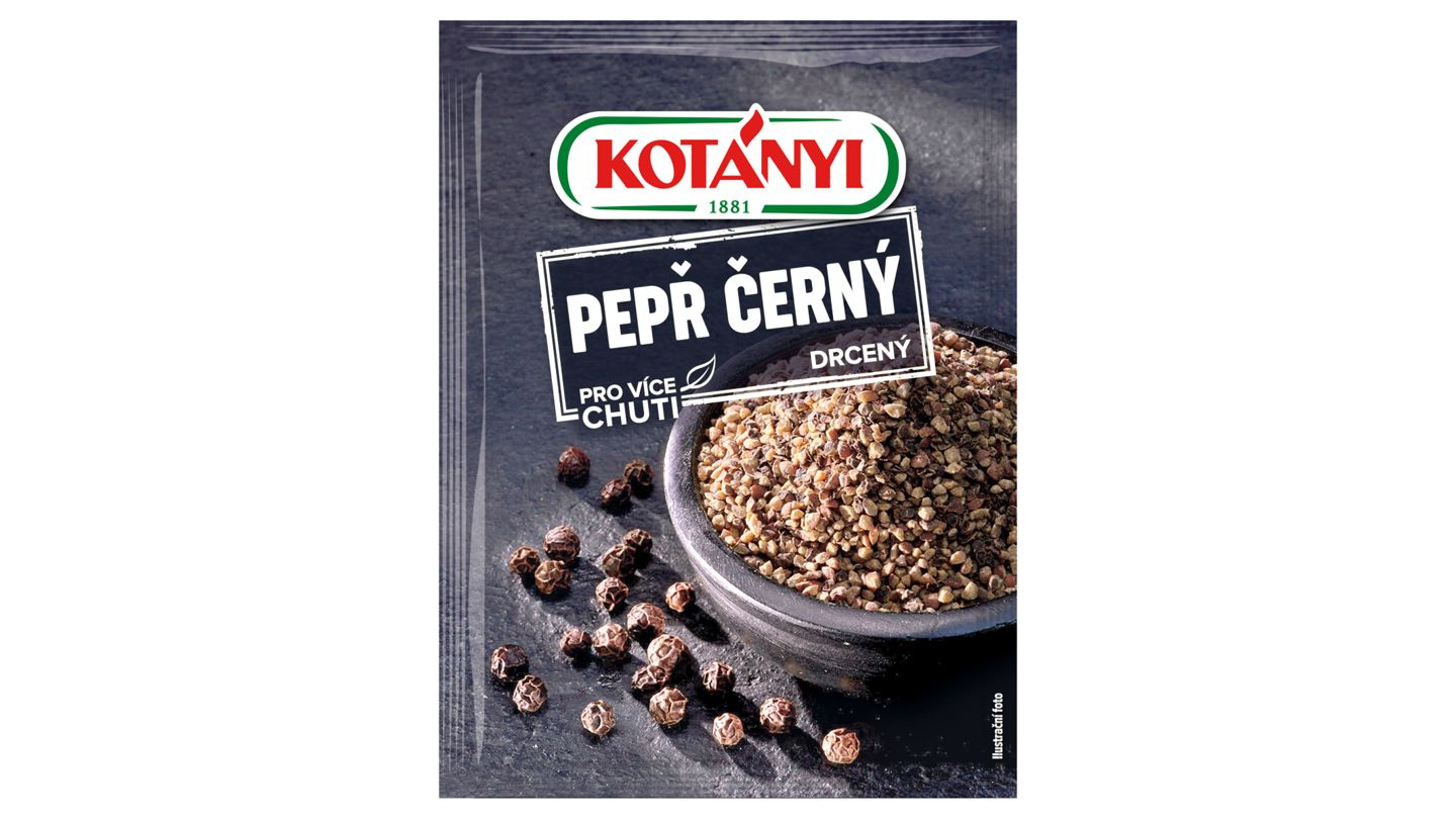 Kotányi Pepř černý drcený 20g