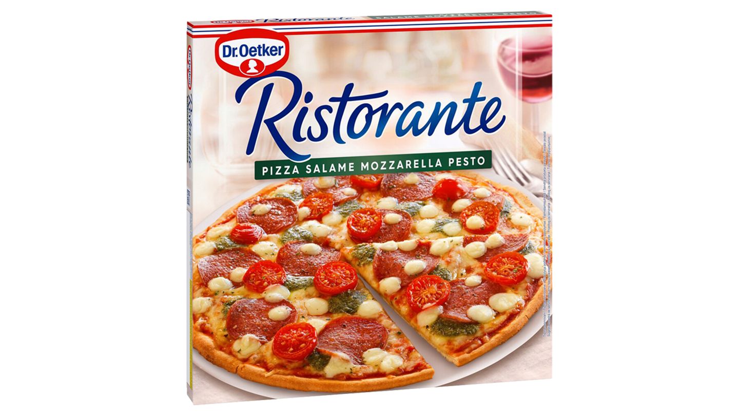 Dr. Oetker Ristorante Pizza Salame Mozzarella Pesto 360g