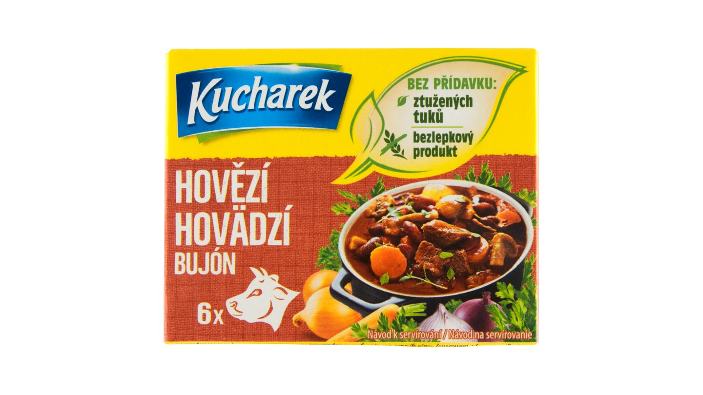 Kucharek Hovězí bujón 6 x 10g (60g)