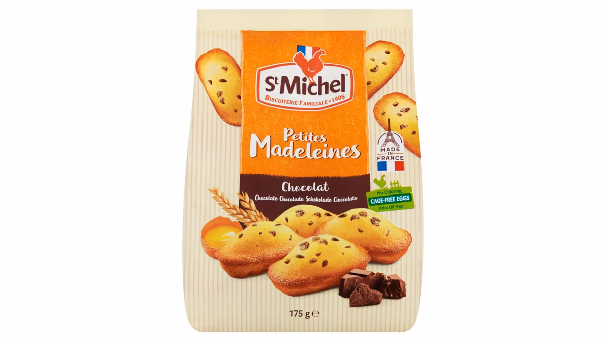 St Michel Mini Madlenky s kousky čokolády 175g