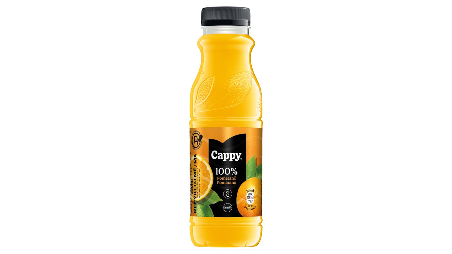 Cappy 100% pomeranč 330ml